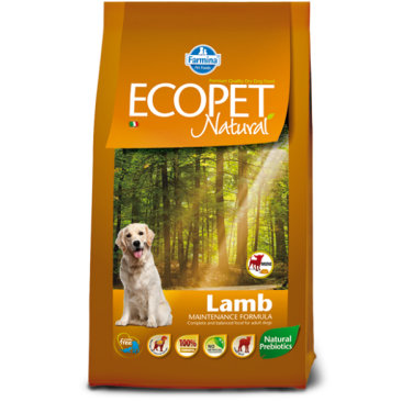 2,5кг Корм Farmina Ecopet Natural Lamb Mini для взрослых собак мелких пород с Ягнёнком