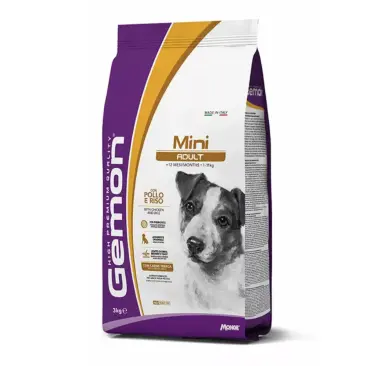 3кг Корм Gemon Dog MINI Adult CHICKEN для взрослых собак мелких пород с Курицей