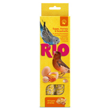 2*40гр RIO Sticks Egg палочки для всех видов птиц с яйцом и ракушечником