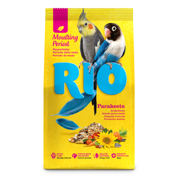 500гр Корм RIO Parakeets для средних попугаев в период линьки