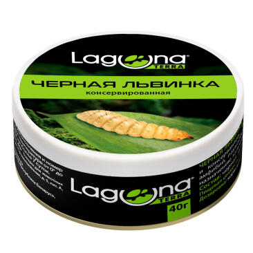 40г Корм Laguna Черная львинка консервированная
