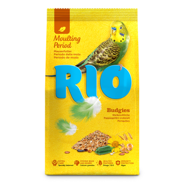 500гр Корм RIO Budgies для волнистых попугаев в период линьки