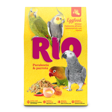 250гр Яичный корм RIO для средних и крупных попугаев