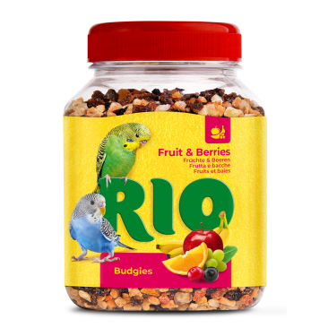 160гр Лакомство RIO Фруктово-Ягодная смесь для средних и крупных попугаев