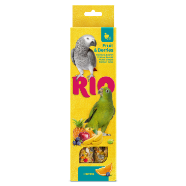2*90гр RIO Sticks Fruit and Berries палочки для попугаев с фруктами и ягодами