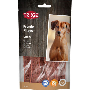 80г Лакомство "TRIXIE PREMIO" для собак ломтики из Ягненка без глютена и сахара