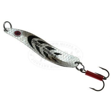 Блесна колеблющаяся Mepps Syclops Silver-Black №3 26г
