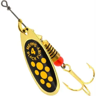 Блесна вращающаяся Mepps Black Fury Gold-Jaune №4 8г