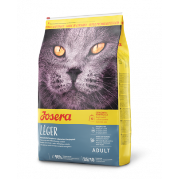 10кг Корм Josera Leger (Adult light 35/10) для малоактивных и склонных к избыточному весу кошек