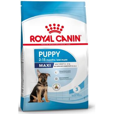 3кг Корм ROYAL CANIN Maxi Puppy для крупных щенков до 15 месяцев