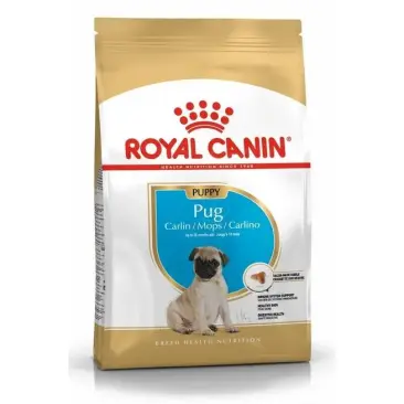 1,5кг Корм ROYAL CANIN Pug Puppy для щенков породы Мопс до 10 месяцев