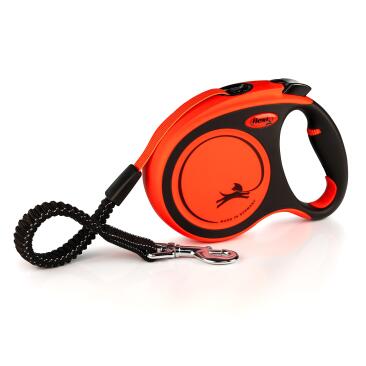Рулетка Flexi Xtreme L 65кг 5м, оранжевая