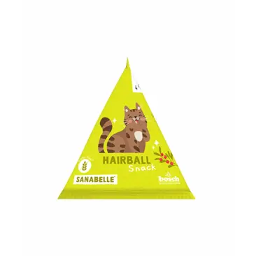 20г Лакомство Bosch Sanabelle Snack Hairball для кошек для вывода комочков шерсти