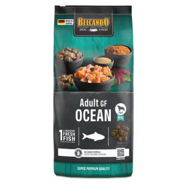 12,5кг Корм Belcando Adult GF Ocean беззерновой для собак с нормальным или повышенным уровнем активности с морской Рыбой