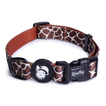 Ошейник LionPets для собак с рисунком из полиэстера S, 25-40*2см