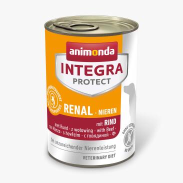 400г Консервы Animonda Integra Protect Renal для взрослых собак при хронической почечной недостаточности с Говядиной