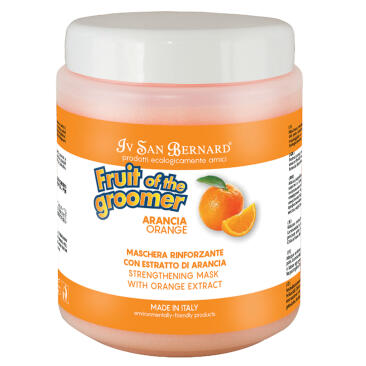 Восстанавливающая маска ISB Fruit of the Groomer Orange для слабой выпадающей шерсти, 1л