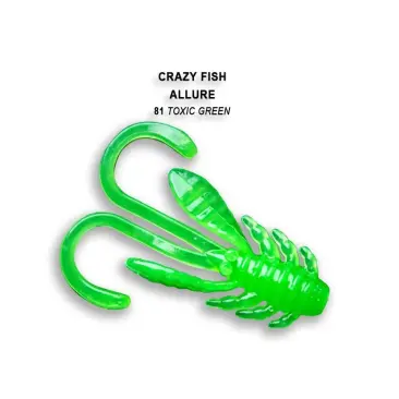 Резина Crazy Fish Allure 1,6'' 81, Кальмар, 8шт