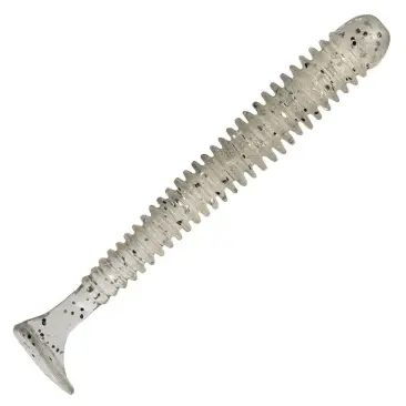 Резина Crazy Fish Vibro Worm 2'' №07, Рыба, 8шт