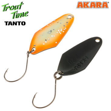 Блесна колеблющаяся фосфорная Akara Trout Time Tanto 30 2,2г №51P