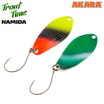 Блесна колеблющаяся Akara Trout Time Namida 30 3,5г №69