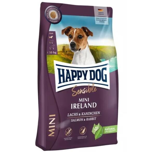 10кг Корм Happy Dpg Sensible Mini Ireland беззерновой для взрослых собак мелких пород с Лососем и кроликом