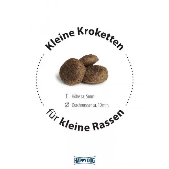 0,8кг Корм Happy Dog Sensible Mini Ireland беззерновой для взрослых собак мелких пород с Лососем и кроликом
