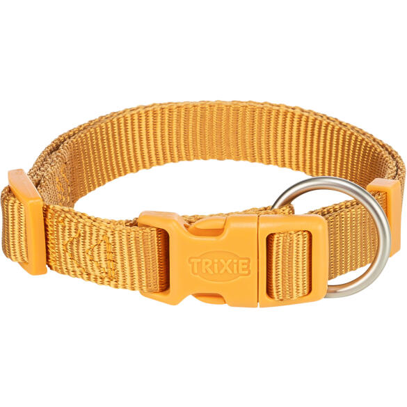 Ошейник "TRIXIE" для собак "Premium Collar", (S-M), 30-45см/15мм, нейлон, карри
