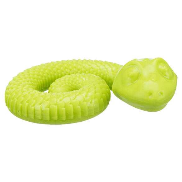 Игрушка "TRIXIE" для собак, для лакомств "Snack-Snake", 18см, бирюзовый