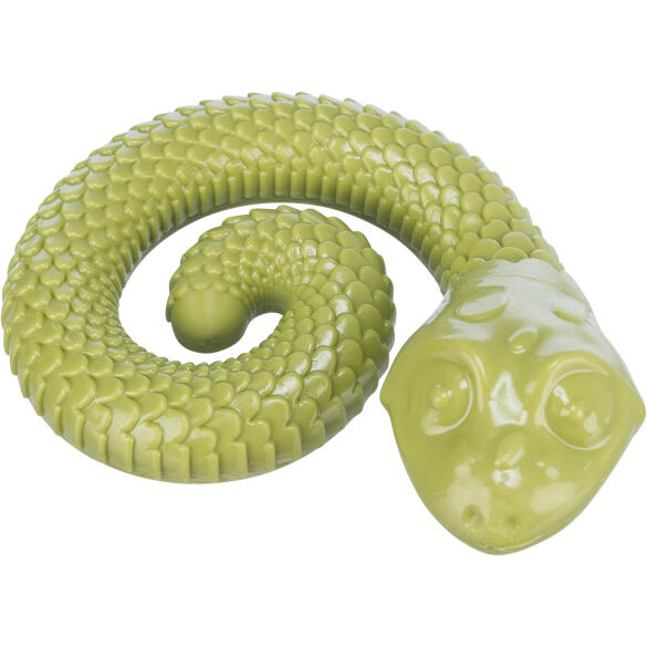 Игрушка "TRIXIE" для собак, для лакомств "Snack-Snake", 18см, бирюзовый