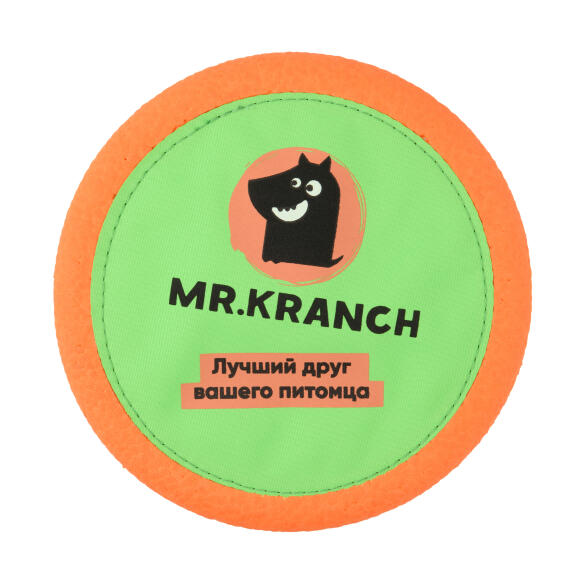 Игрушка Mr.Kranch для собак Тарелка фрисби UFO 24см, зеленая