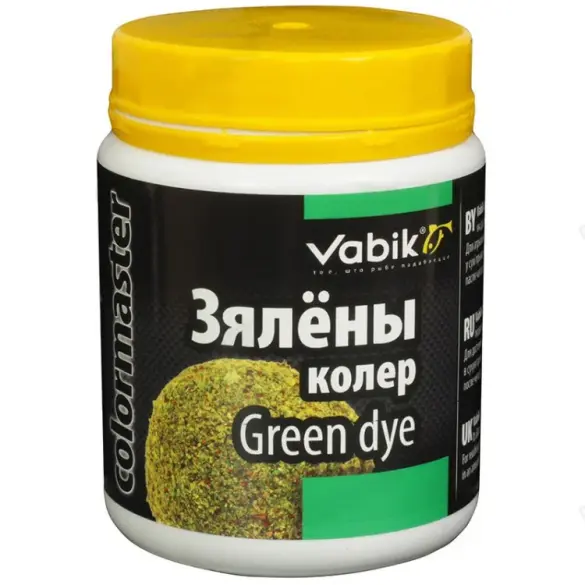 Компонент прикормки VABIK Colormaster Зеленый, 100гр