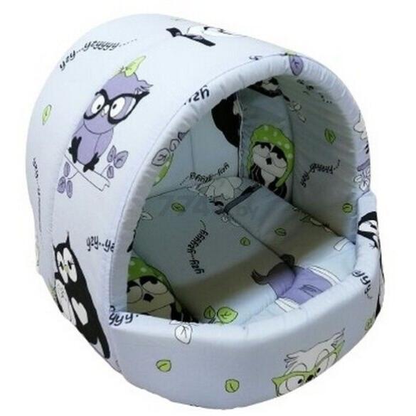 Лежанка Happy Friends "Эстрада" Совы, 36*33*30см