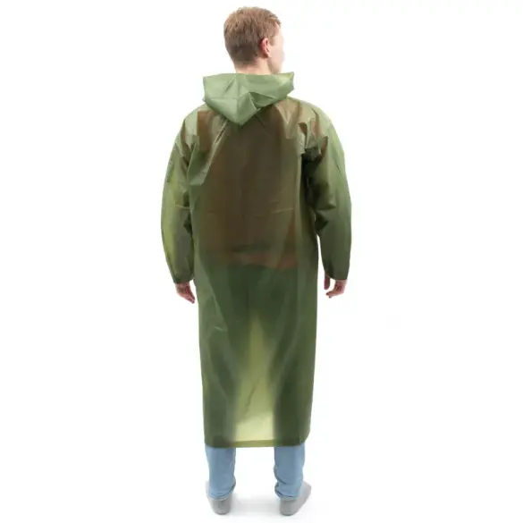 Плащ-дождевик Следопыт, EVA, на кнопках с капюшоном, 68*120см, Army Green, р. 48-50