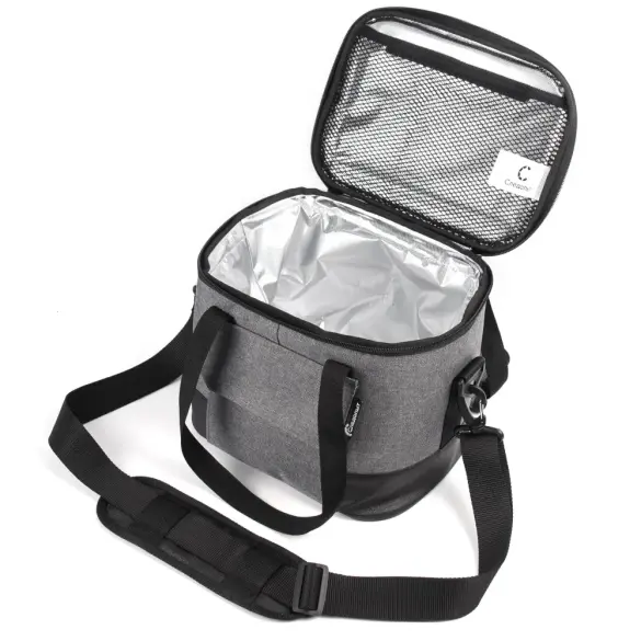 Сумка изотермическая Следопыт Gray Line Pro, 13л, серый меланж