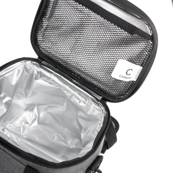 Сумка изотермическая Следопыт Gray Line Pro, 13л, серый меланж