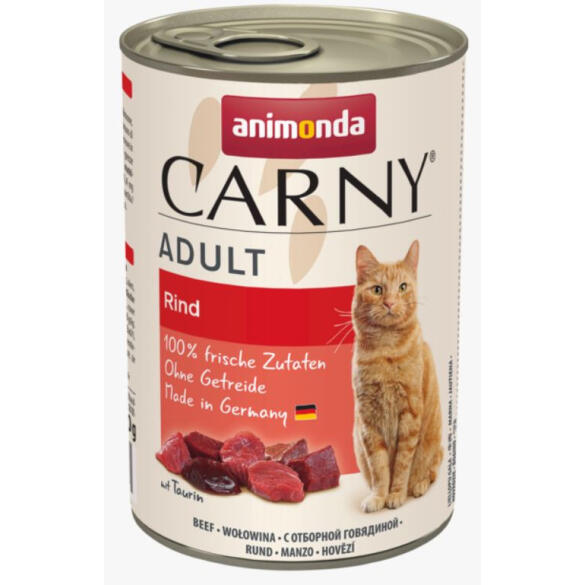 400гр Консервы Animonda Carny Adult для взрослых кошек с Говядиной, паштет