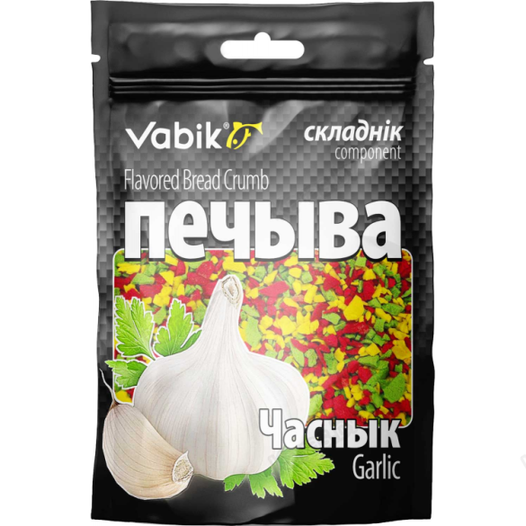 Компонент прикормки Vabik Печиво микс чеснок, 35гр