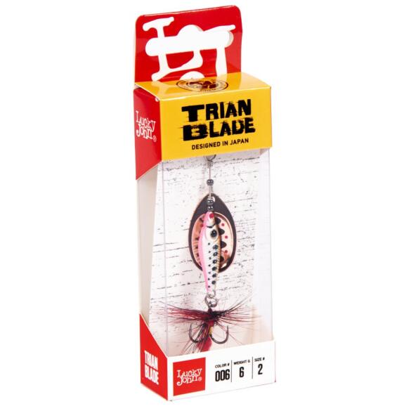 Блесна вращaющаяся Lucky John TRIAN BLADE №2 9гр, 006
