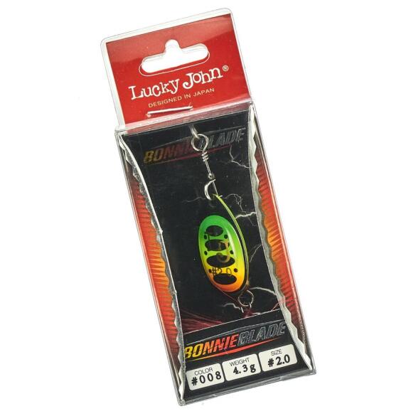Блесна вращающаяся Lucky John Bonnie Blade №2 4,3гр, 008