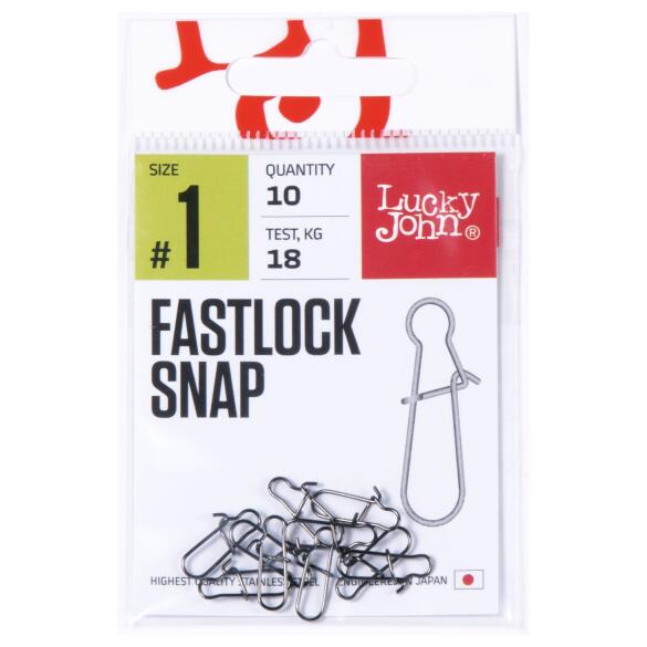 Застежка Lucky John Fastlock Snap №001 10шт