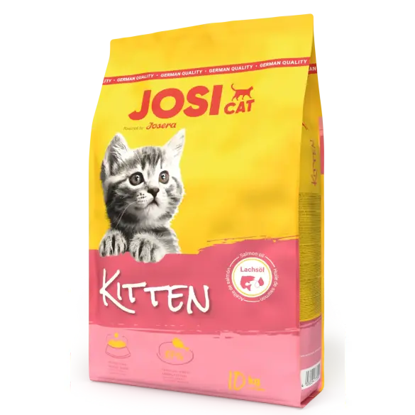 10кг Корм JosiCat Kitten (Adult 32/18) полнорационный корм для котят, беременных и кормящих кошек с высоким содержанием белка с Птицей