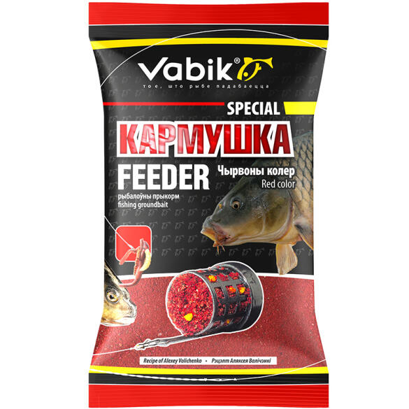 Прикормка Vabik FEEDER Красный 1кг