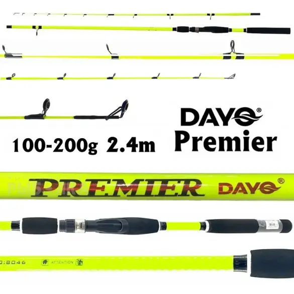 Спиннинг универсальный Dayo Premier, тест 100-200гр, 2,4м