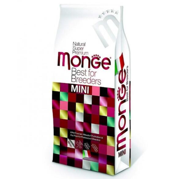 15кг Корм Monge Dog Monoprotein Mini Puppy&Junior Lamb/Rice для щенков мелких пород с 2 месяцев, c Ягненком и рисом