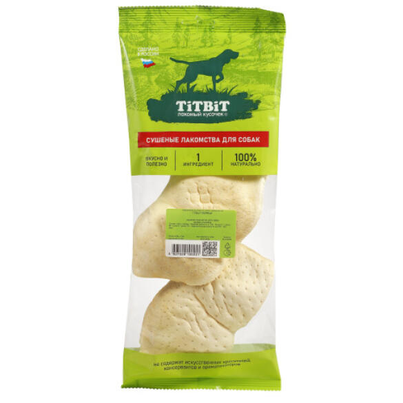 Лакомство TITBIT Губы говяжьи для собак, мягкая упаковка
