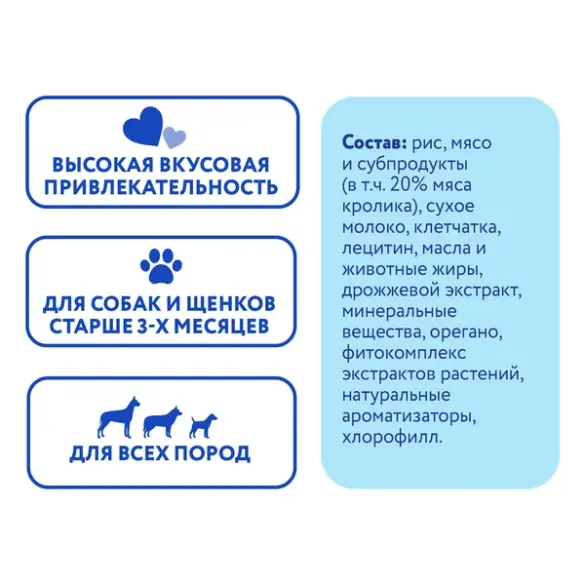 100гр Лакомство Мнямс DENTAL для собак "Зубные палочки" с хлорофиллом