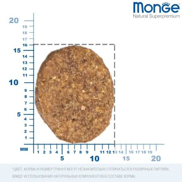 2,5кг Корм Monge Dog Monoprotein Adult Beef/Rice для взрослых собак всех пород c Говядиной и рисом