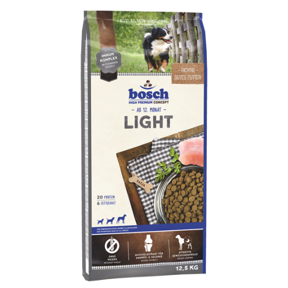 12,5кг Корм Bosch Light для собак склонных к полноте и с избыточным весом