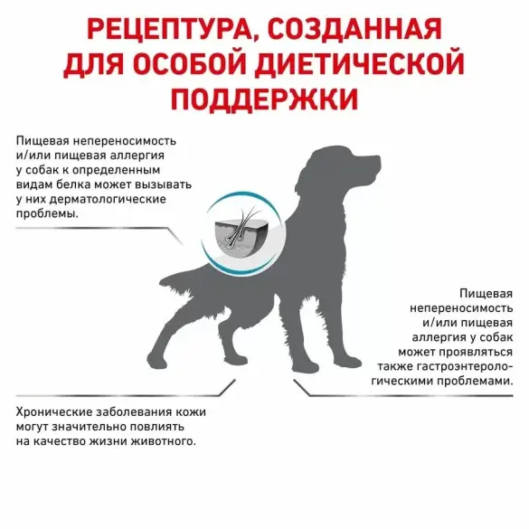 8кг Корм ROYAL CANIN Anallergenic Canine диета для взрослых собак при пищевой аллергии или непереносимости корма